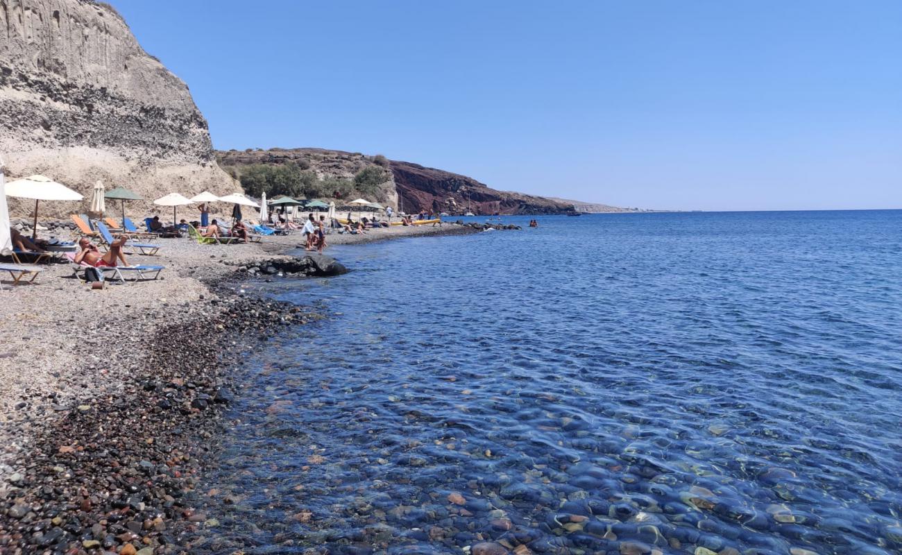 Kambia beach'in fotoğrafı gri kum ve çakıllar yüzey ile