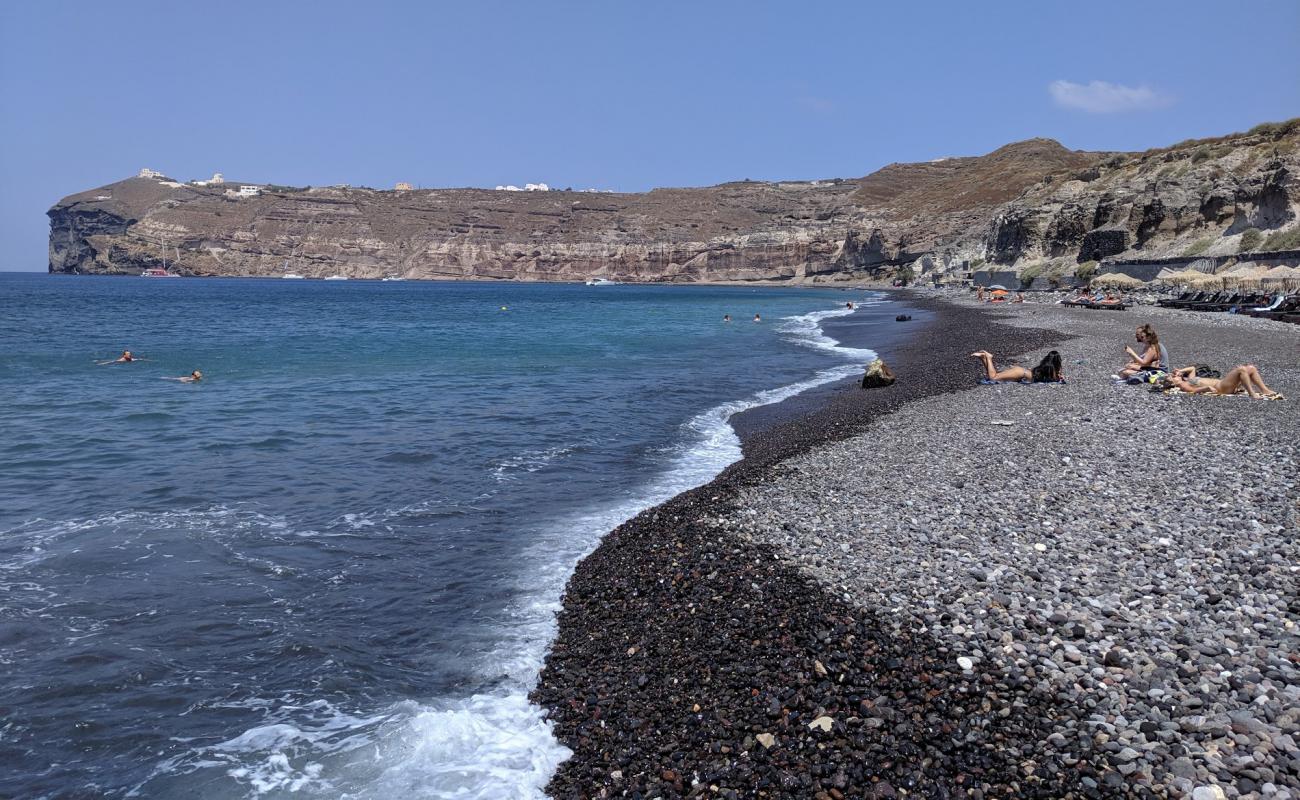 Mesa Pigadia beach'in fotoğrafı gri çakıl taşı yüzey ile