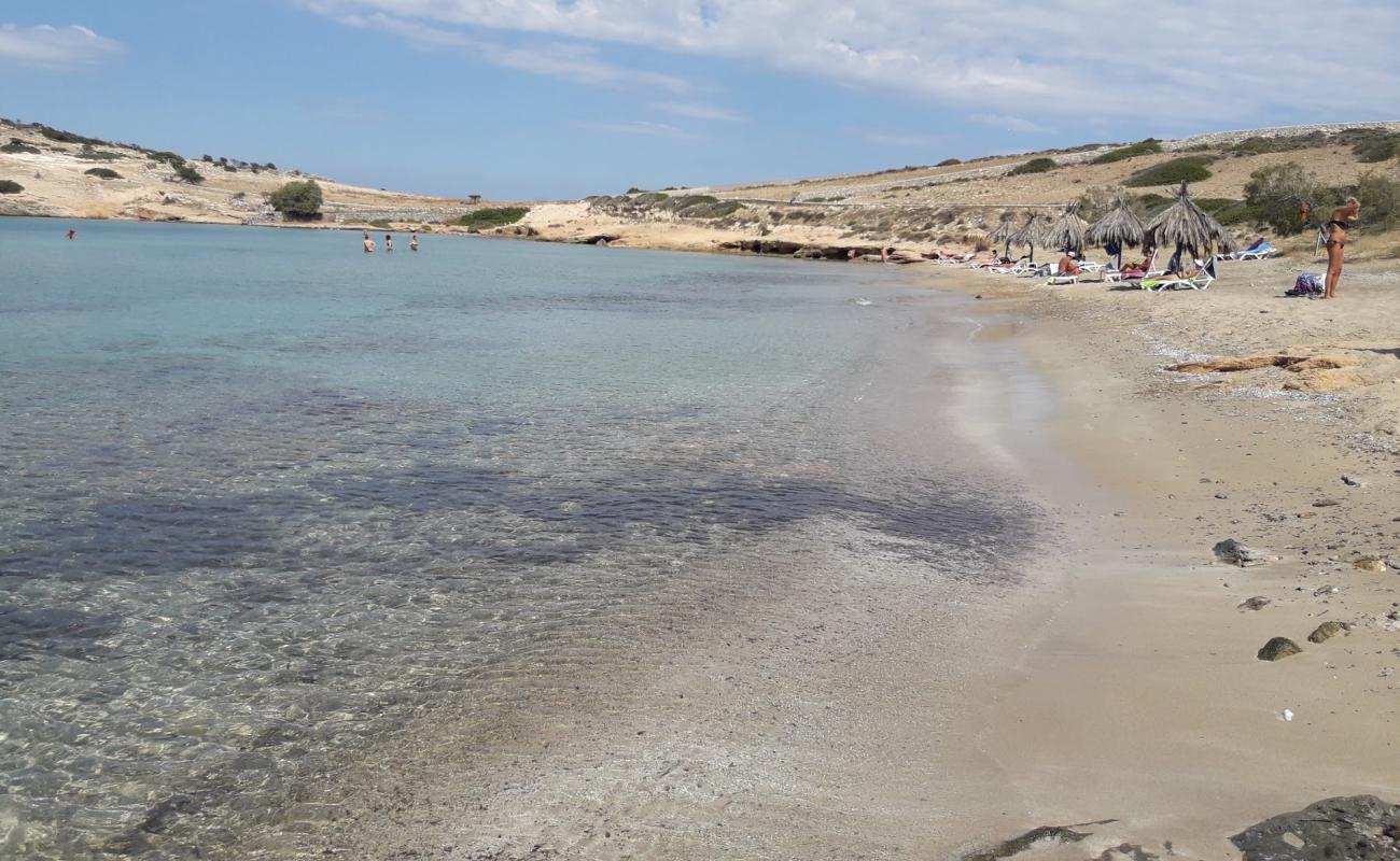 Almyros beach'in fotoğrafı parlak kum yüzey ile