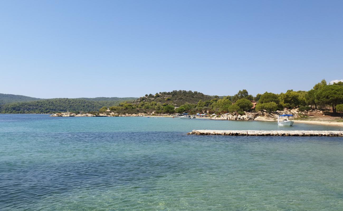 Diaporos beach VII'in fotoğrafı parlak ince kum yüzey ile