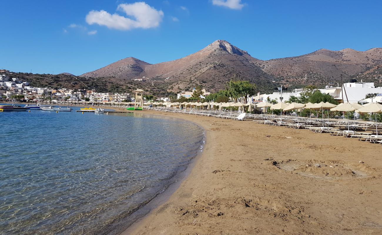 Schisma Elountas'in fotoğrafı i̇nce kahverengi kum yüzey ile