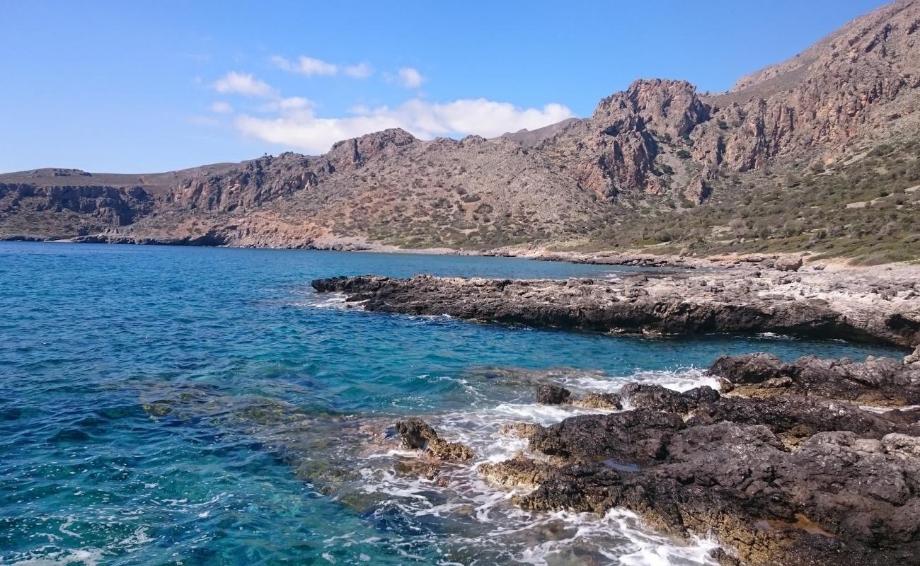 Salamia beach'in fotoğrafı gri çakıl taşı yüzey ile