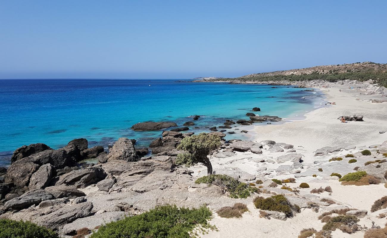 Kedrodasos Plajı'in fotoğrafı parlak kum yüzey ile