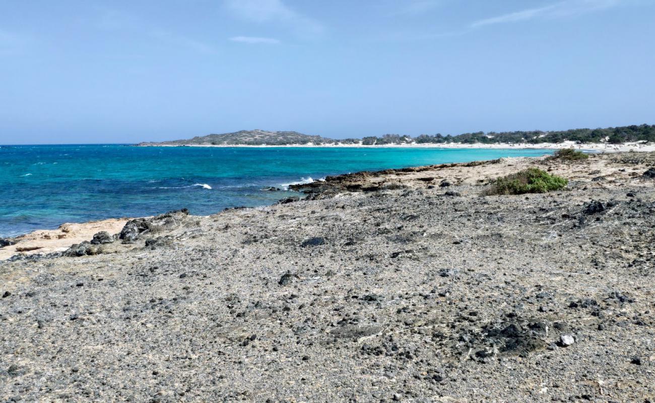 Chatzivolakas beach'in fotoğrafı taşlı kum yüzey ile