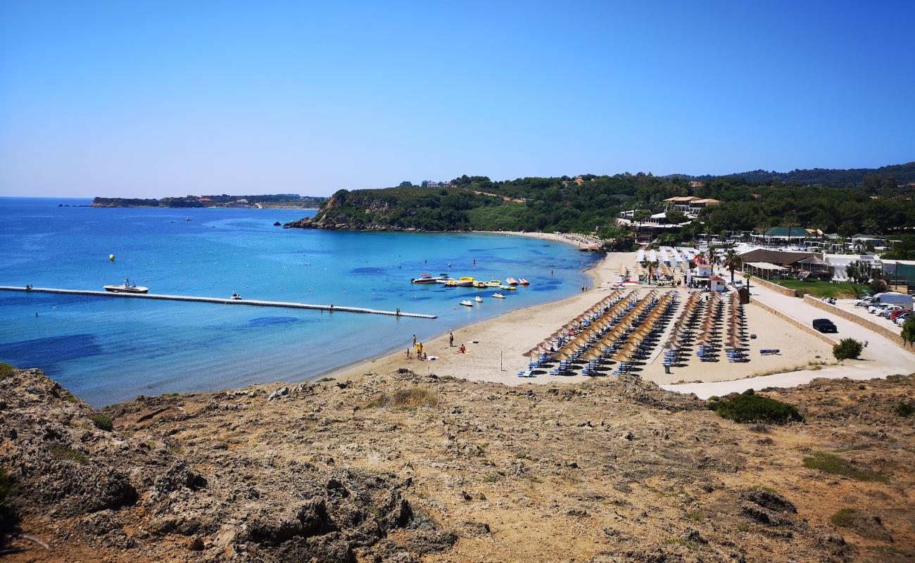 St. Nicholas Beach'in fotoğrafı açık bej kum yüzey ile