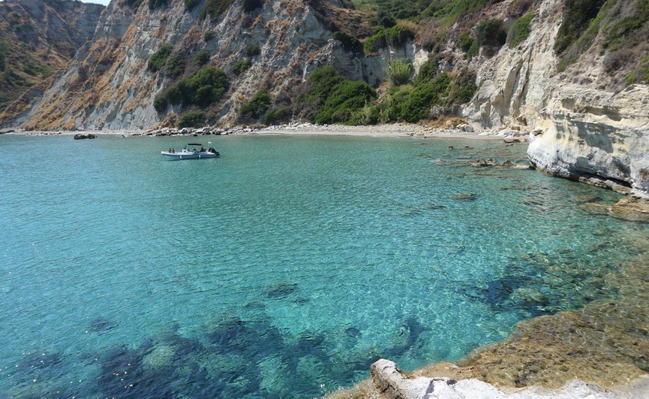 Thermanti beach II'in fotoğrafı taşlı kum yüzey ile