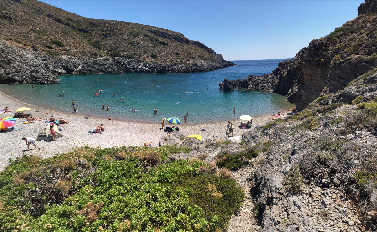 Paralia Chalkos'in fotoğrafı uçurumlarla desteklenmiş