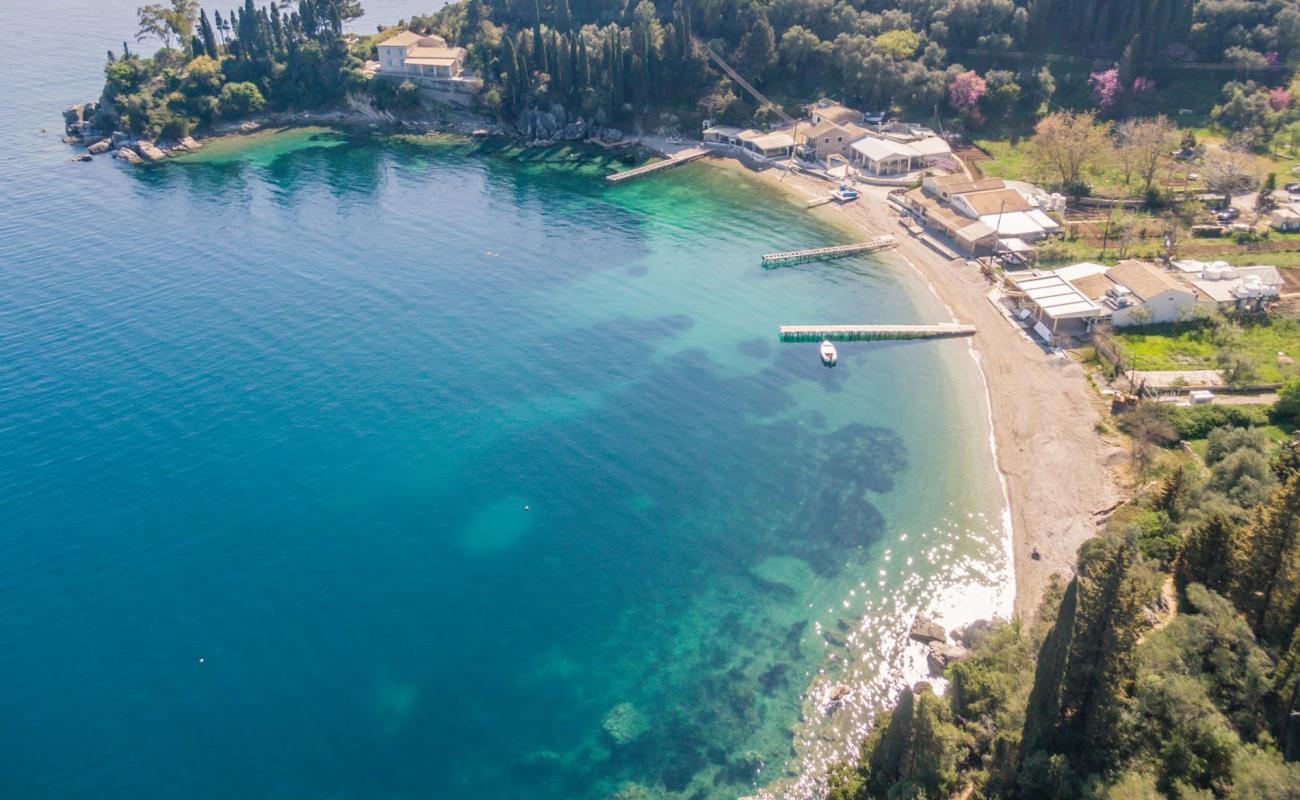 Agni Beach'in fotoğrafı hafif ince çakıl taş yüzey ile