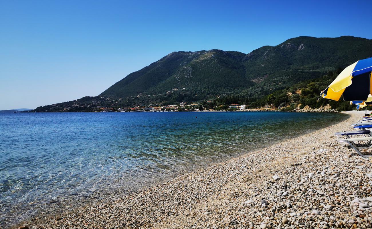 Nikiana beach'in fotoğrafı hafif çakıl yüzey ile