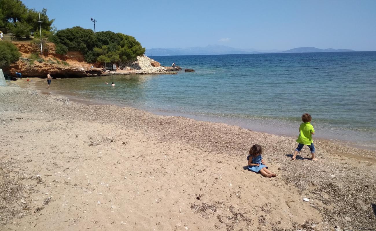 Argira Akti Beach'in fotoğrafı bej kum ve çakıl yüzey ile