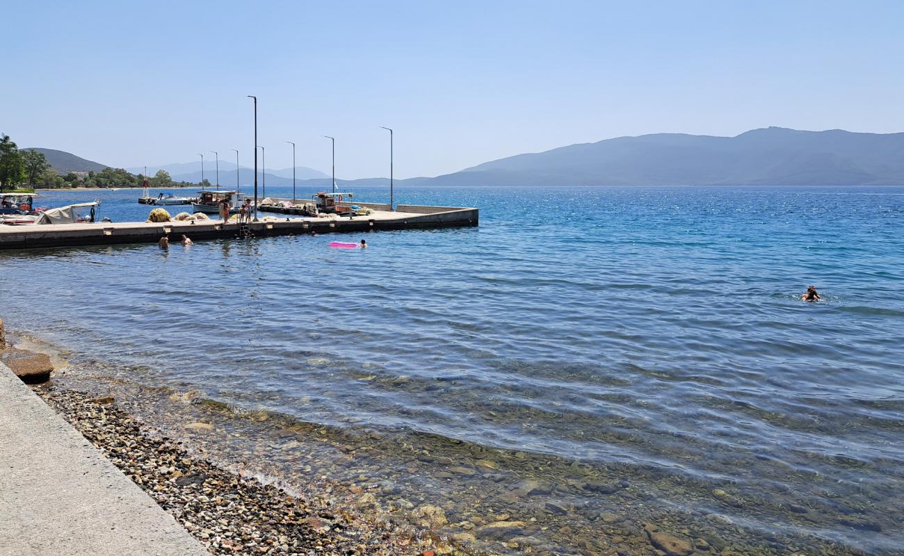 Pelasgia Beach'in fotoğrafı gri çakıl taşı yüzey ile