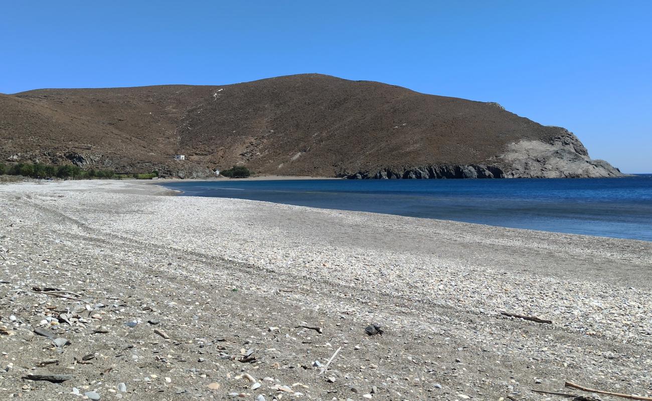 Lemnos Beach'in fotoğrafı gri kum ve çakıllar yüzey ile