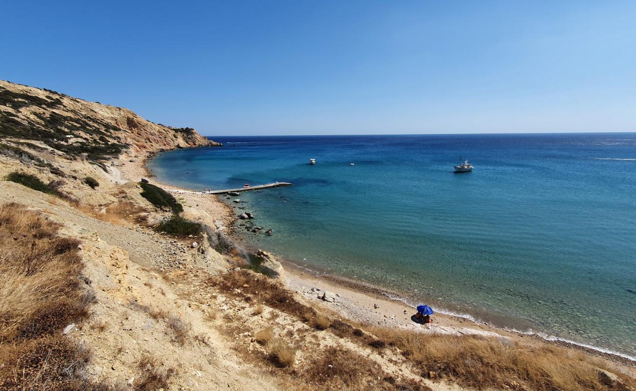 Paralia Kipos'in fotoğrafı kayalık arazi yüzey ile