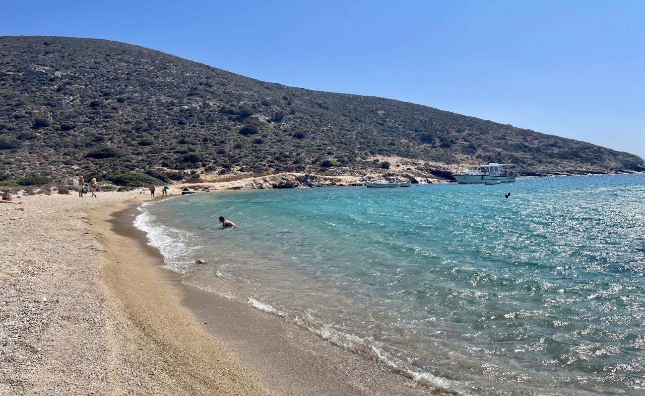 Panagia Beach'in fotoğrafı açık bej kum yüzey ile