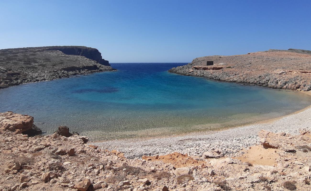 Avlaki Beach'in fotoğrafı kayalık arazi yüzey ile
