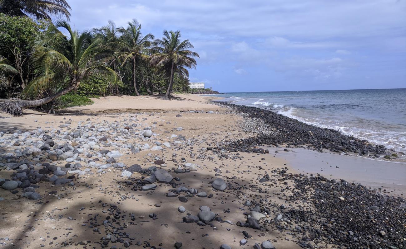 Plage du Grand Bas-Vent'in fotoğrafı kahverengi kum yüzey ile