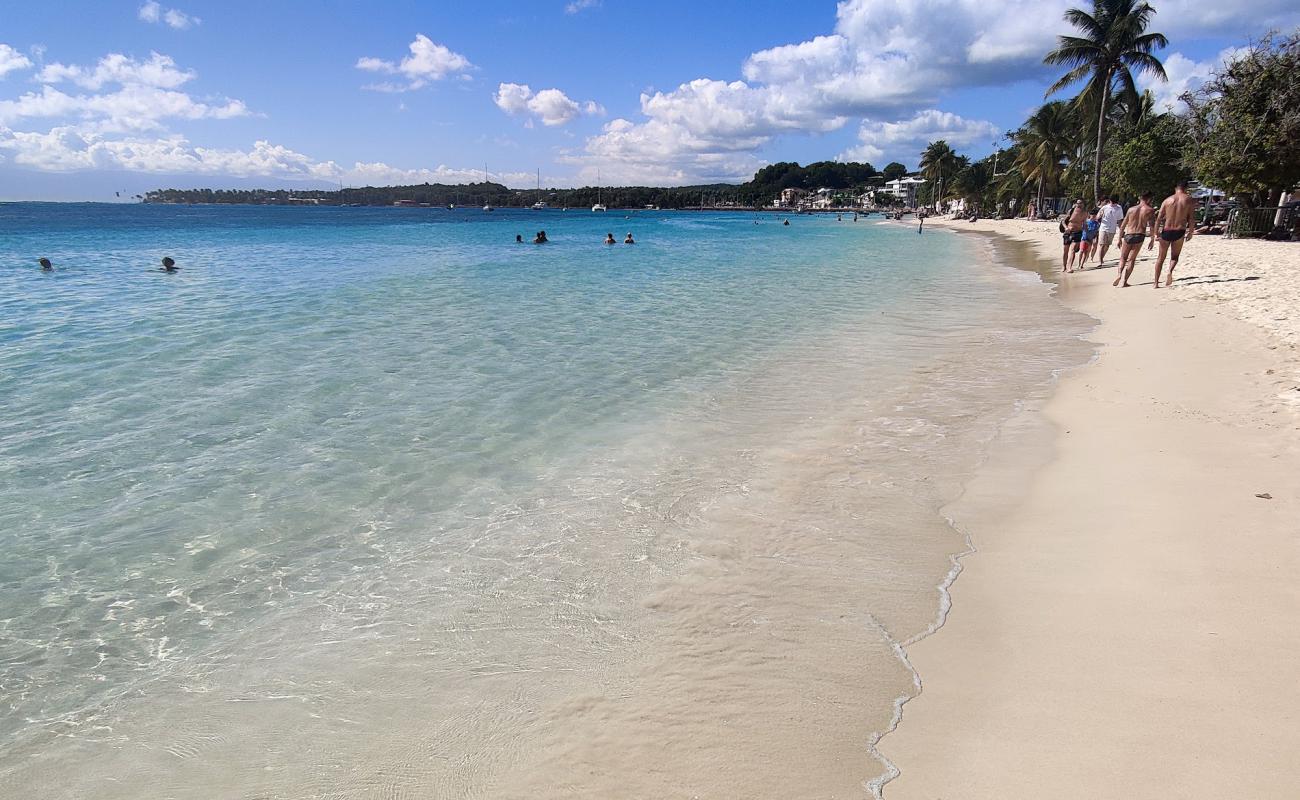 Plage du bourg'in fotoğrafı parlak ince kum yüzey ile