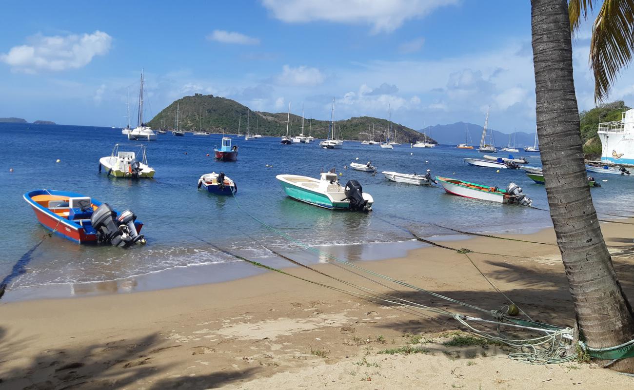 Anse du Bourg Beach'in fotoğrafı açık bej kum yüzey ile