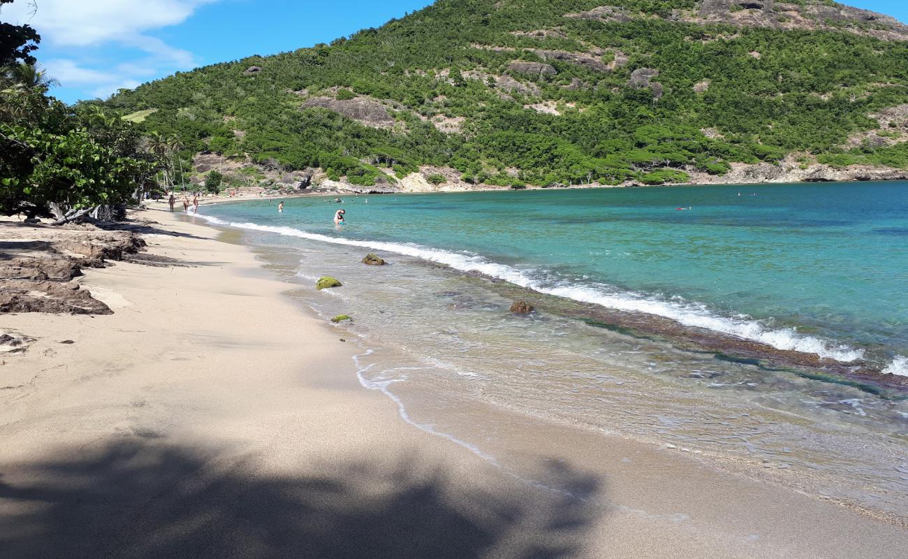 Plage de Pompierre'in fotoğrafı açık bej kum yüzey ile