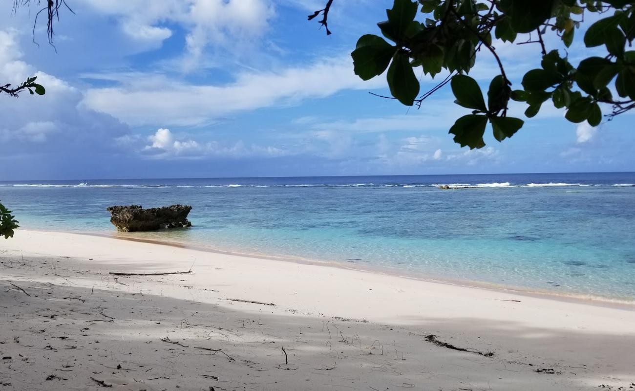 Jinapsan Beach'in fotoğrafı parlak kum yüzey ile