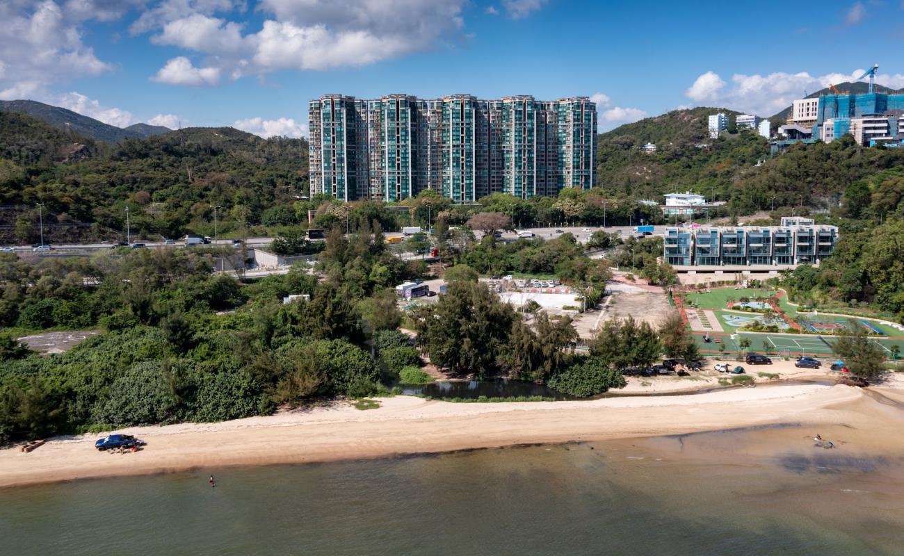 Xiaolan Beach'in fotoğrafı açık bej kum yüzey ile