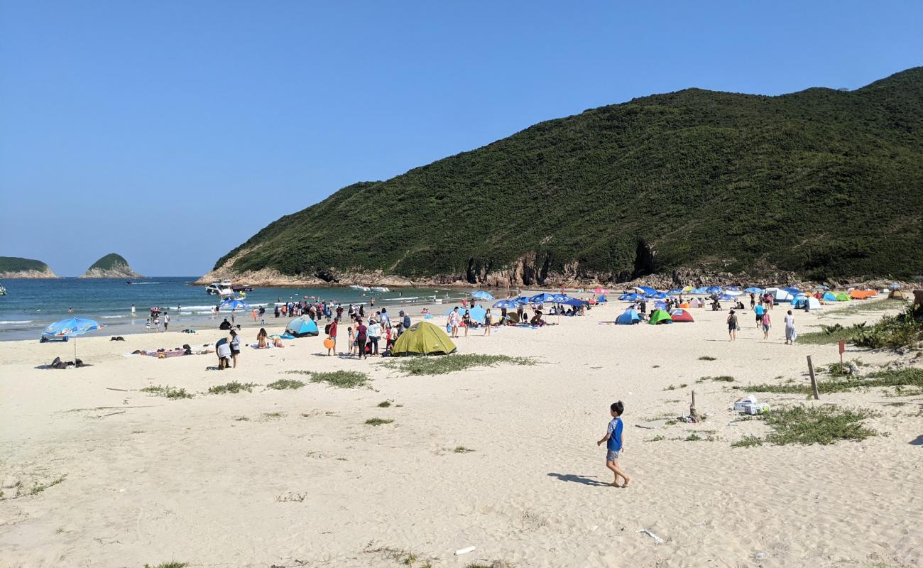 Sai Wan Beach'in fotoğrafı parlak kum yüzey ile