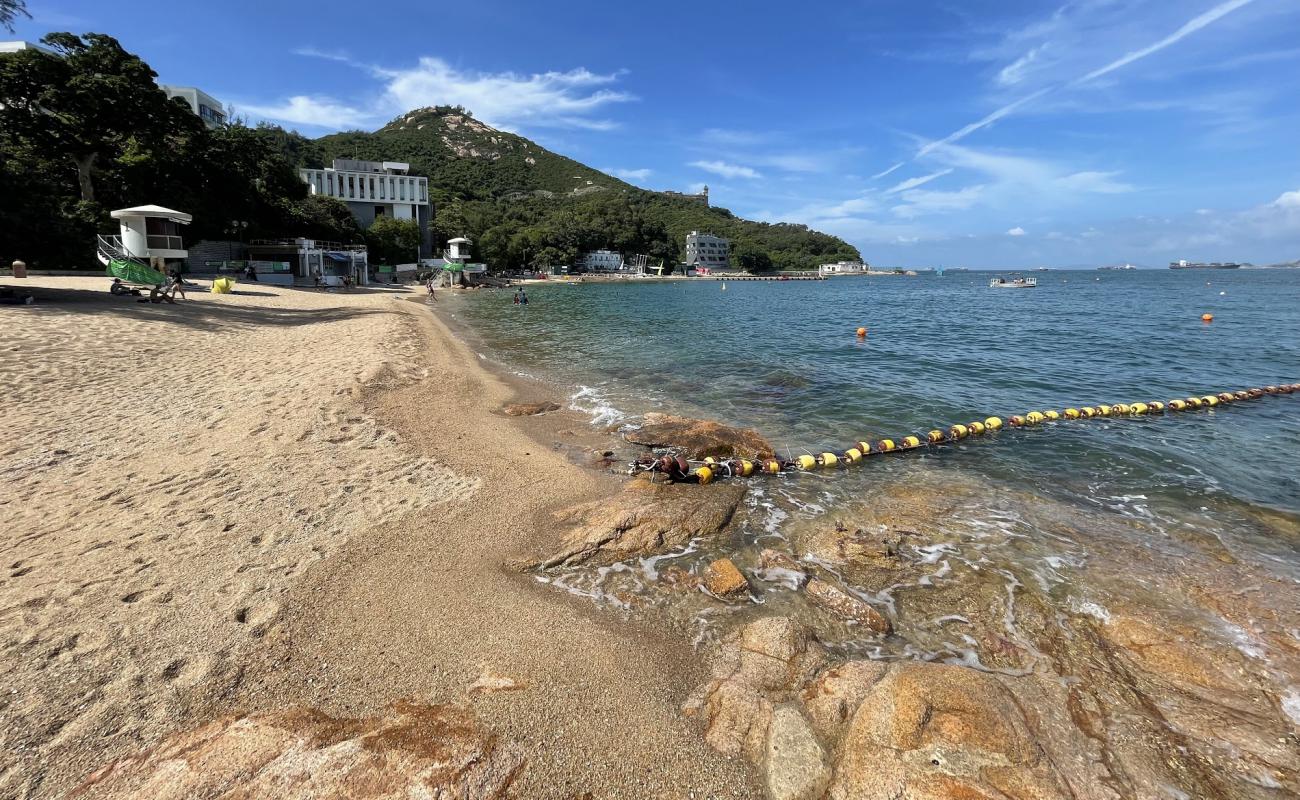 St. Stephen's Beach'in fotoğrafı açık bej kum yüzey ile