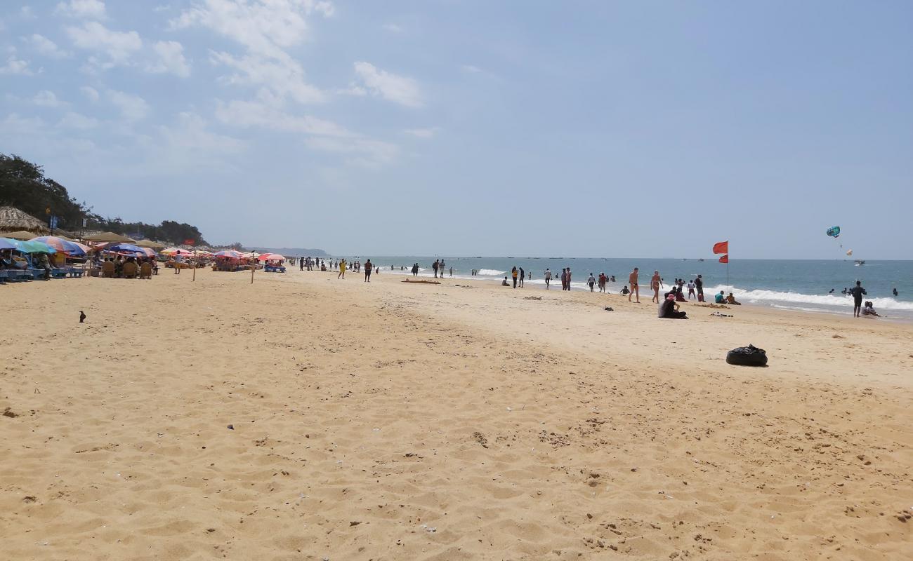 Baga Beach'in fotoğrafı parlak ince kum yüzey ile