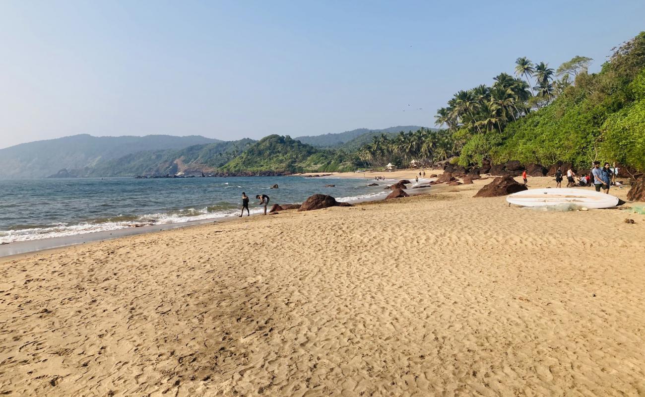Cola Beach'in fotoğrafı açık bej kum yüzey ile