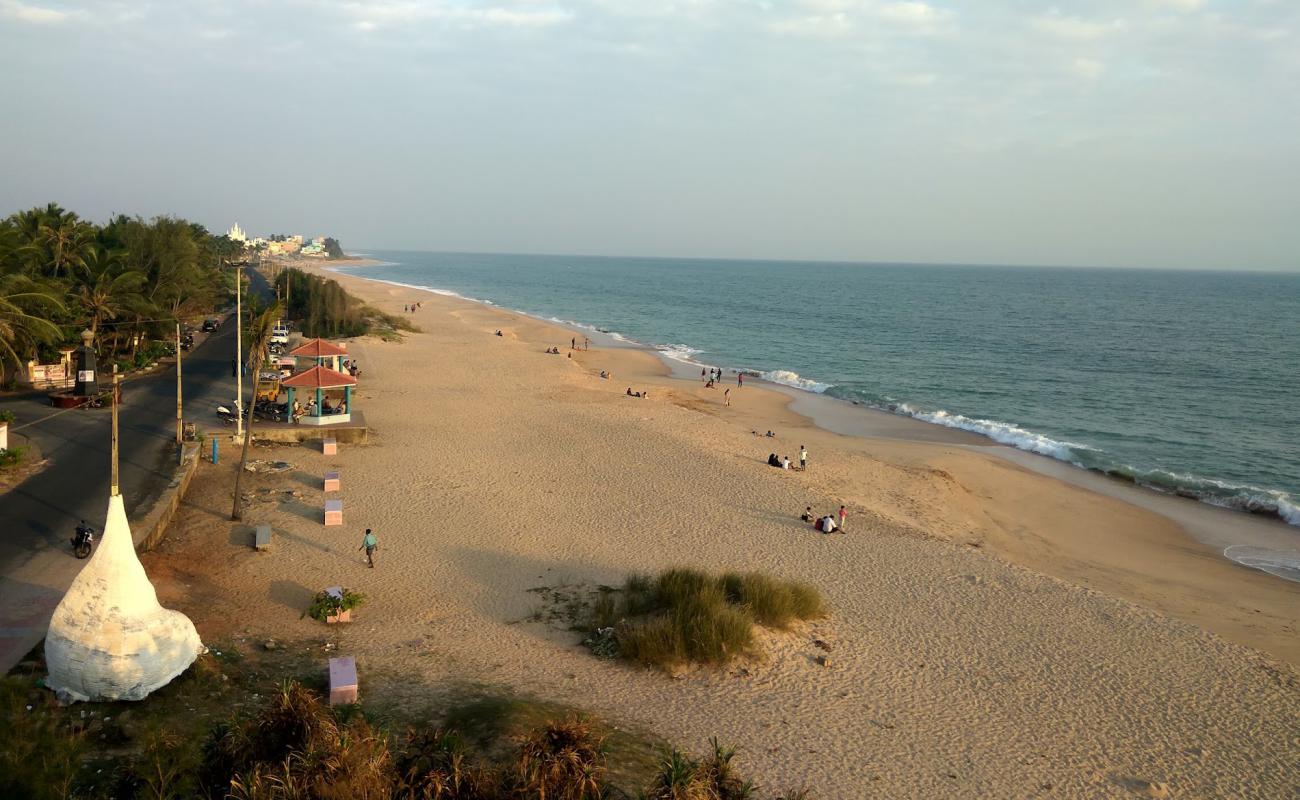 Sanguthurai Beach'in fotoğrafı parlak ince kum yüzey ile