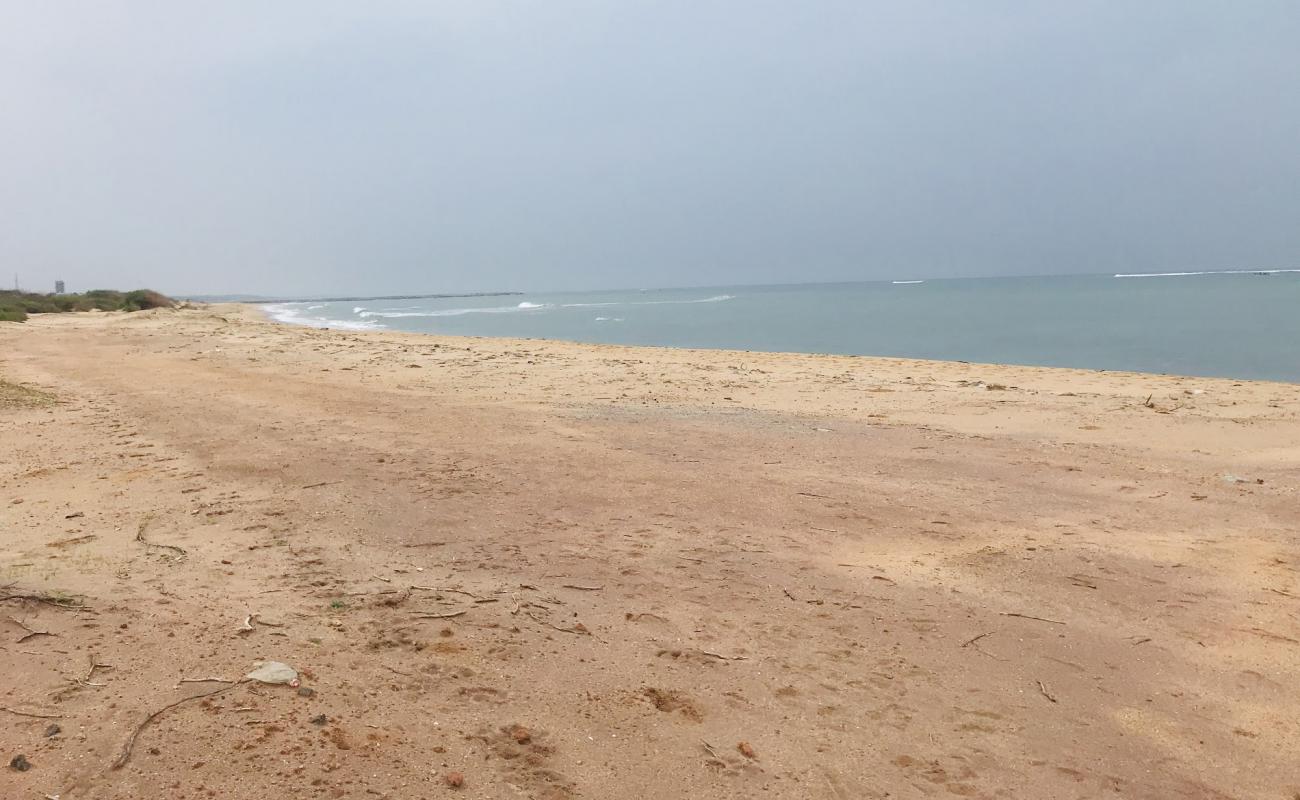 Thoppuvilai Beach'in fotoğrafı i̇nce bej kum yüzey ile