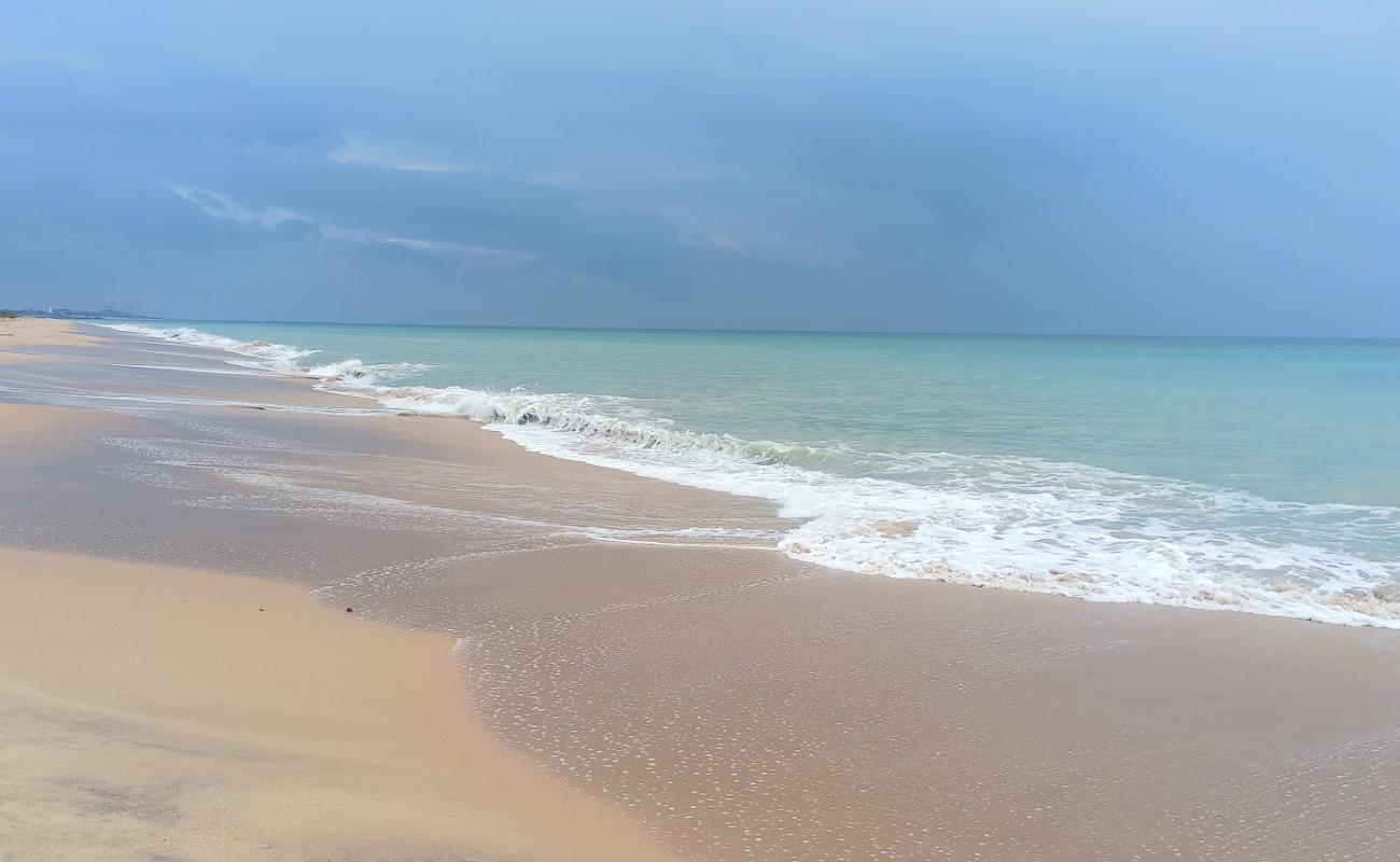 Chettikulam Pannai Beach'in fotoğrafı açık bej kum yüzey ile