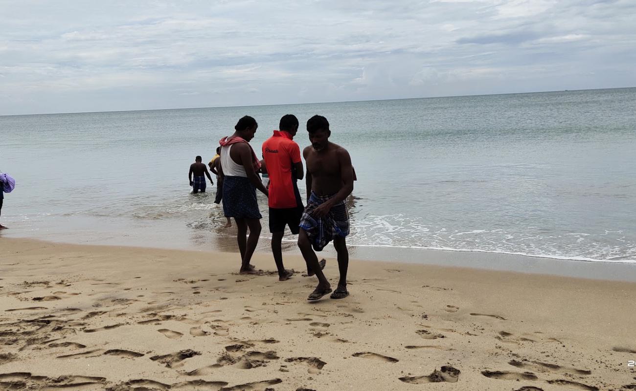 Agni Theertham Beach'in fotoğrafı parlak kum yüzey ile