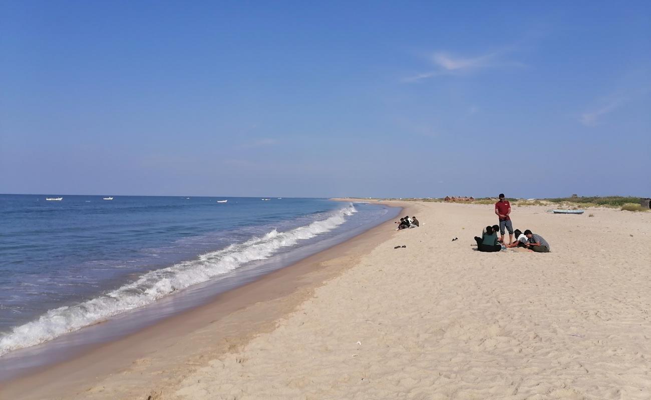 Dhanushkodi Beach II'in fotoğrafı açık bej kum yüzey ile