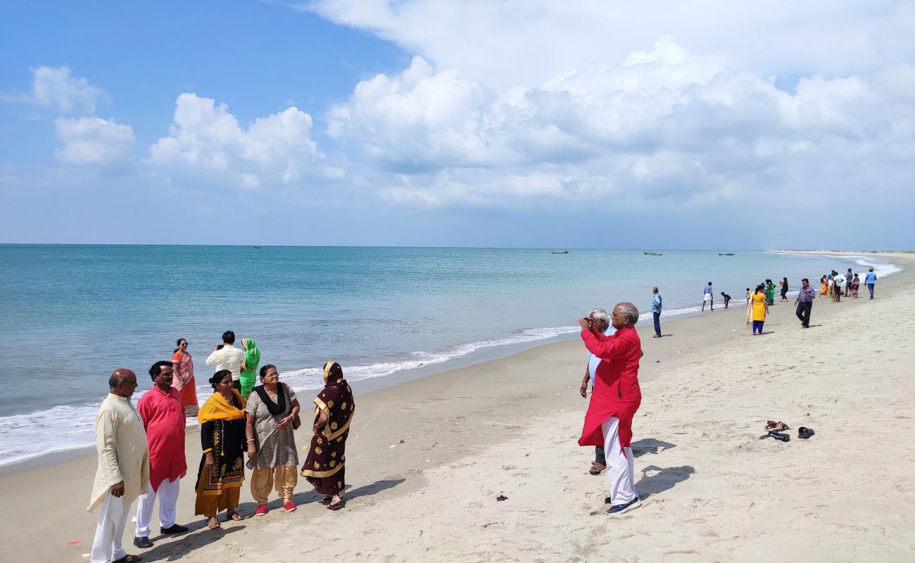 Indian Ocean Beach'in fotoğrafı açık bej kum yüzey ile