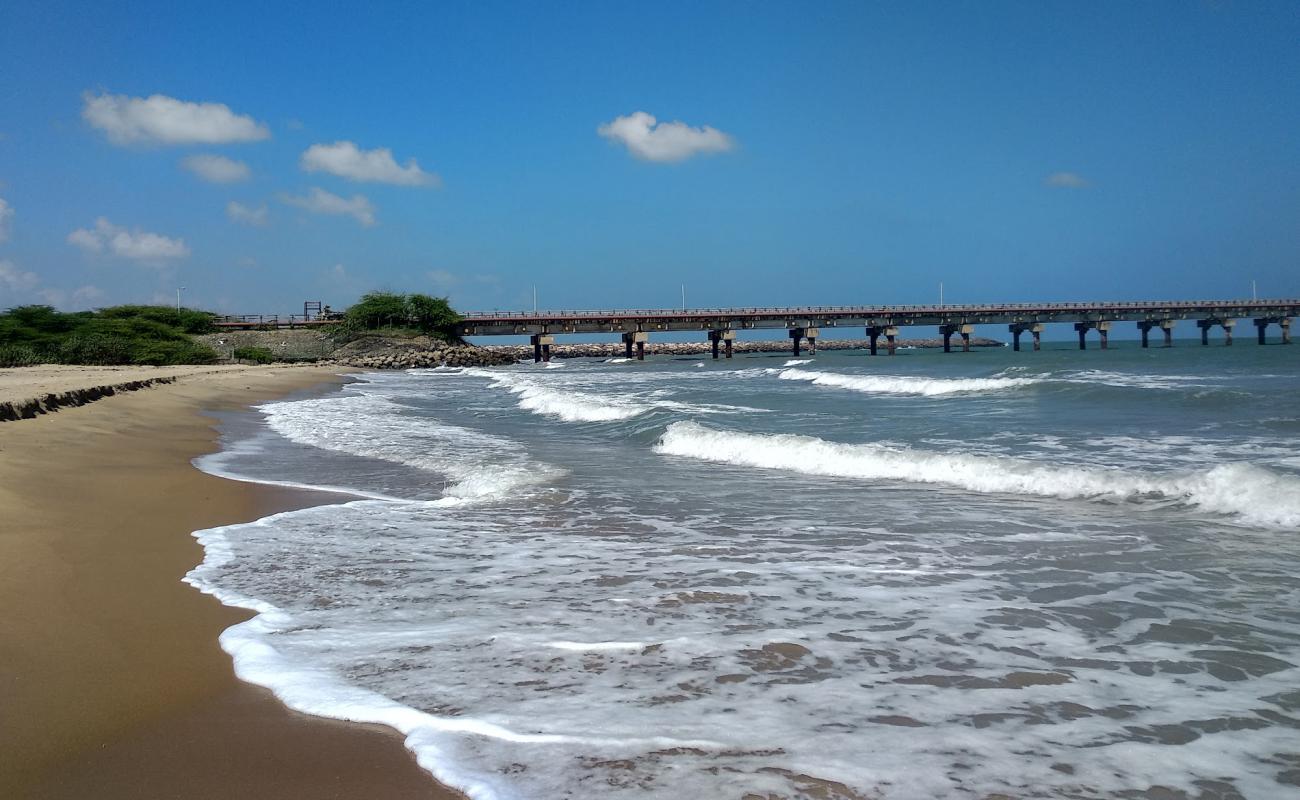 Nagore Beach'in fotoğrafı açık bej kum yüzey ile