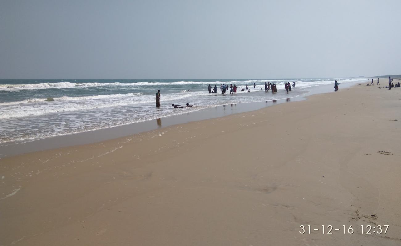 Samiyar Pettai Beach'in fotoğrafı parlak kum yüzey ile