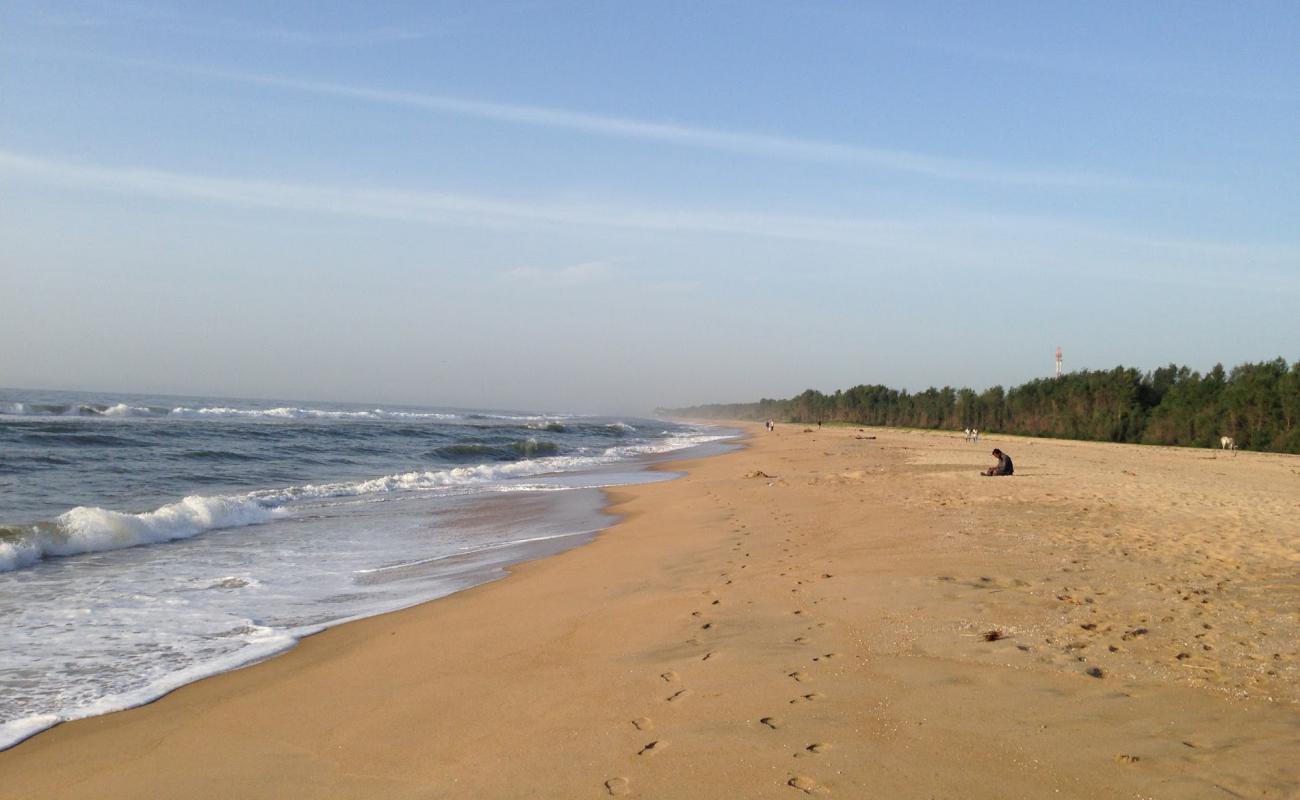 Kalpakkam Beach'in fotoğrafı açık bej kum yüzey ile