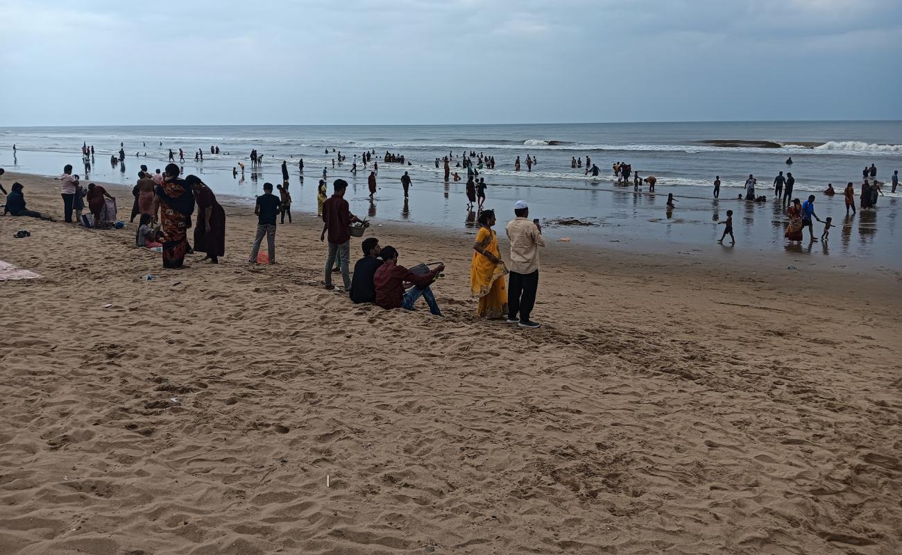 Kotha Koduru Beach'in fotoğrafı açık bej kum yüzey ile
