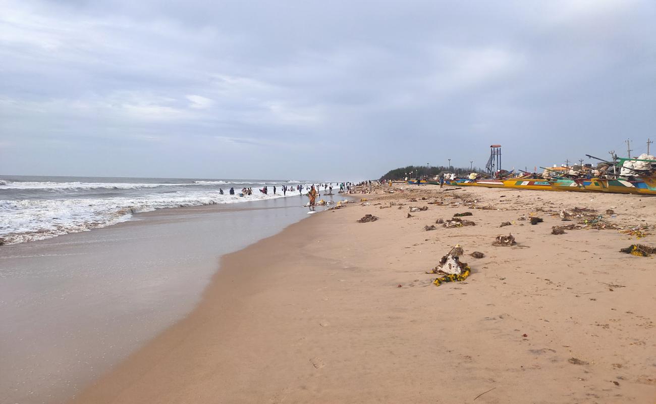 Kothapatnam Beach'in fotoğrafı parlak kum yüzey ile