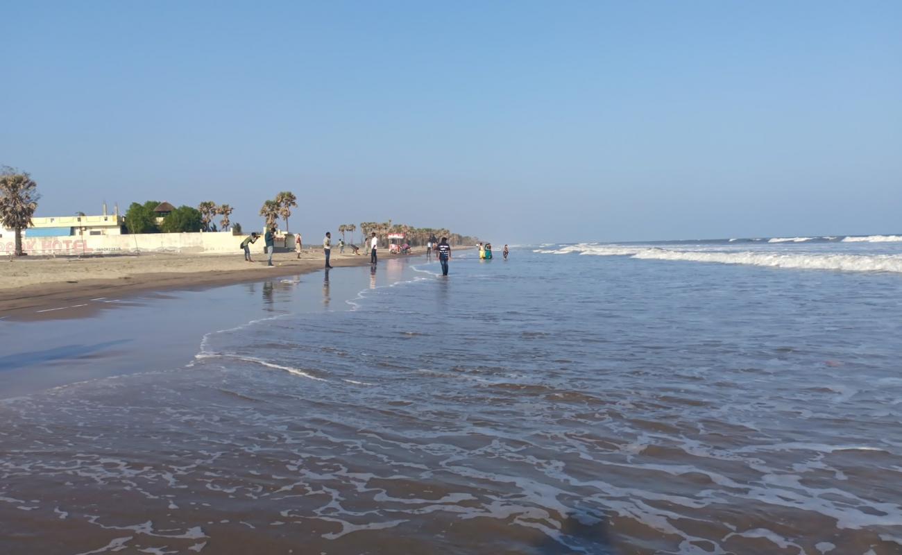 Antarvedi Beach'in fotoğrafı i̇nce bej kum yüzey ile
