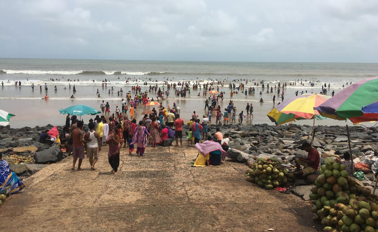 New Digha Sea Beach'in fotoğrafı açık bej kum yüzey ile