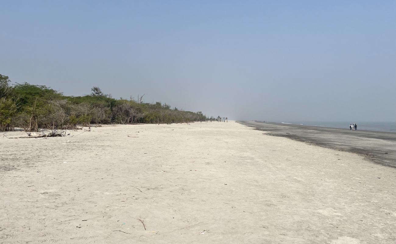 Henry's Island Sea Beach'in fotoğrafı açık bej kum yüzey ile