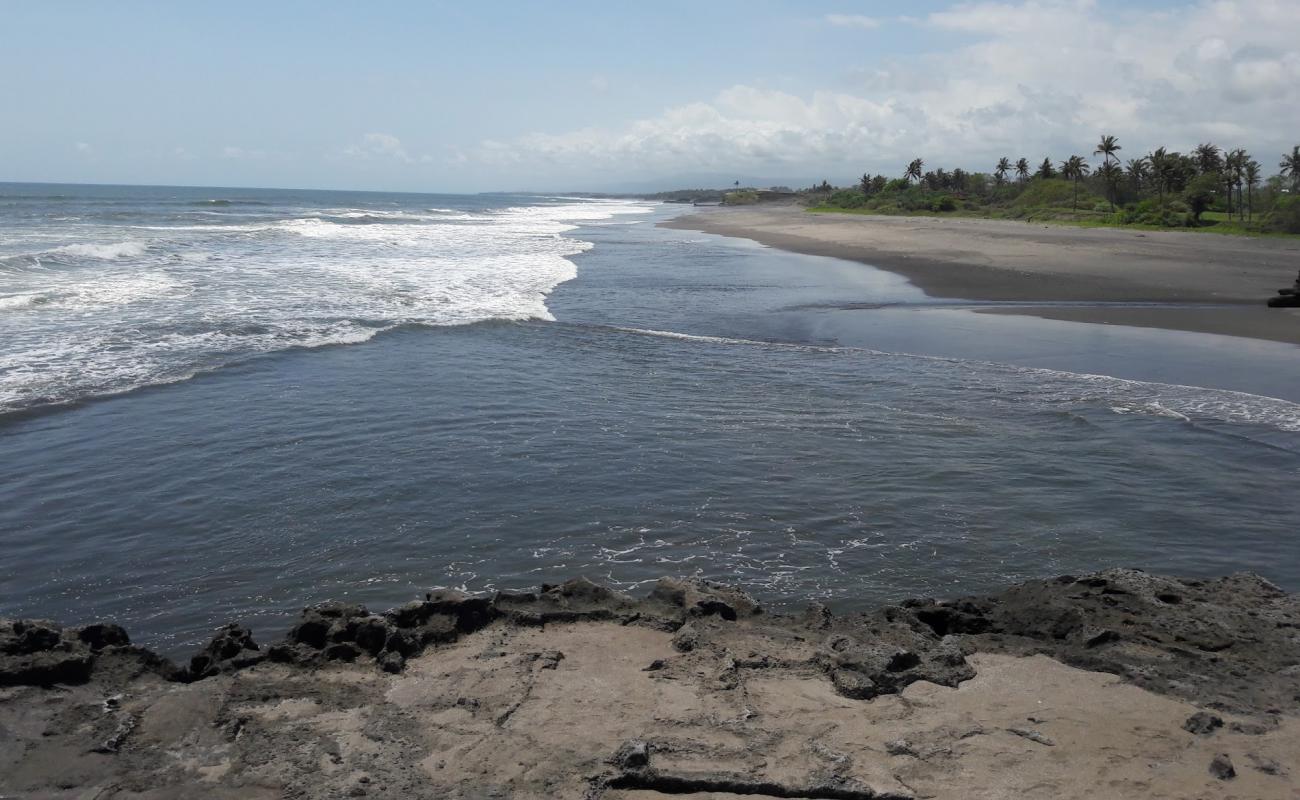 Pigstone Beach'in fotoğrafı i̇nce siyah kum yüzey ile
