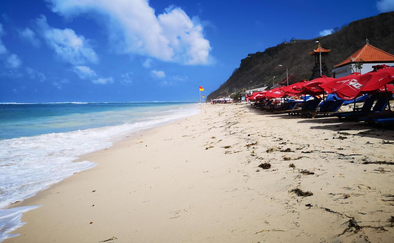 Pandawa Beach'in fotoğrafı açık bej kum yüzey ile