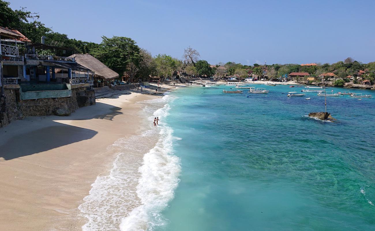 Mushroom Bay Beach'in fotoğrafı açık bej kum yüzey ile