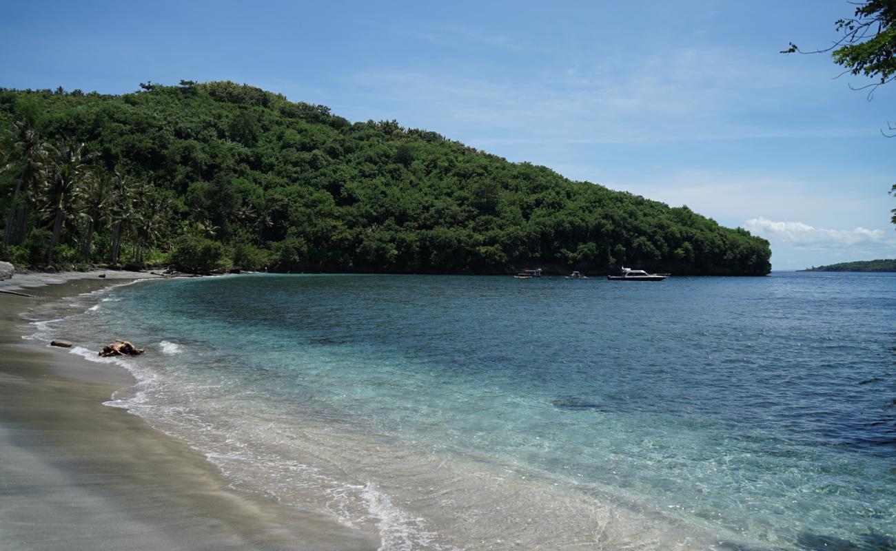 Gamat Bay'in fotoğrafı parlak kum yüzey ile