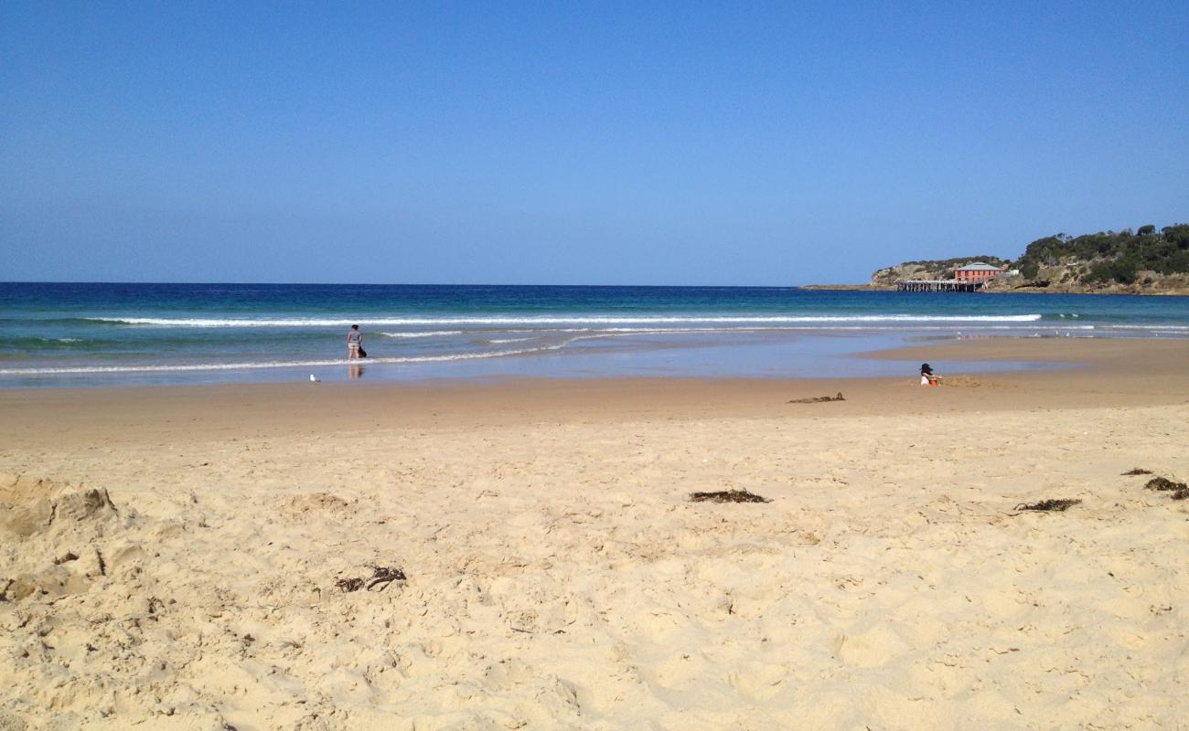 Tathra Beach'in fotoğrafı açık bej kum yüzey ile
