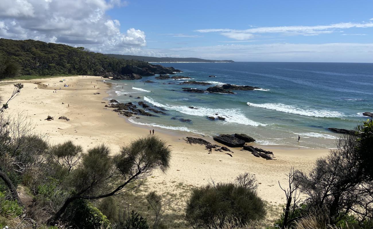 Mystery Bay Beach'in fotoğrafı parlak kum yüzey ile