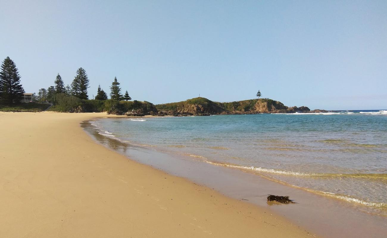 Main Beach'in fotoğrafı parlak kum yüzey ile